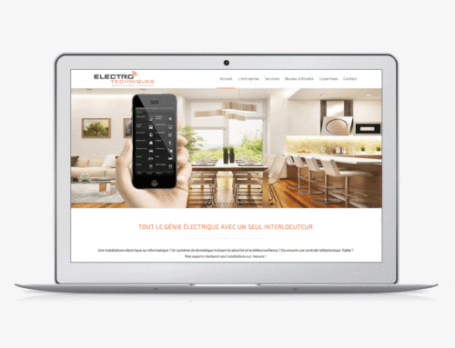 Création du site internet responsive d&rsquo;Electro-Techniques