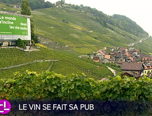 Reportage de la RTS : le vin se fait sa pub