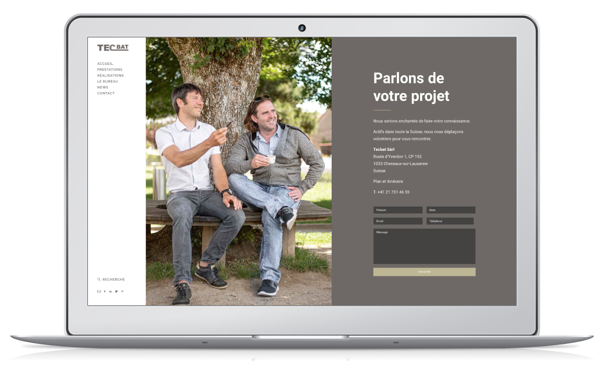Création site internet architecte
