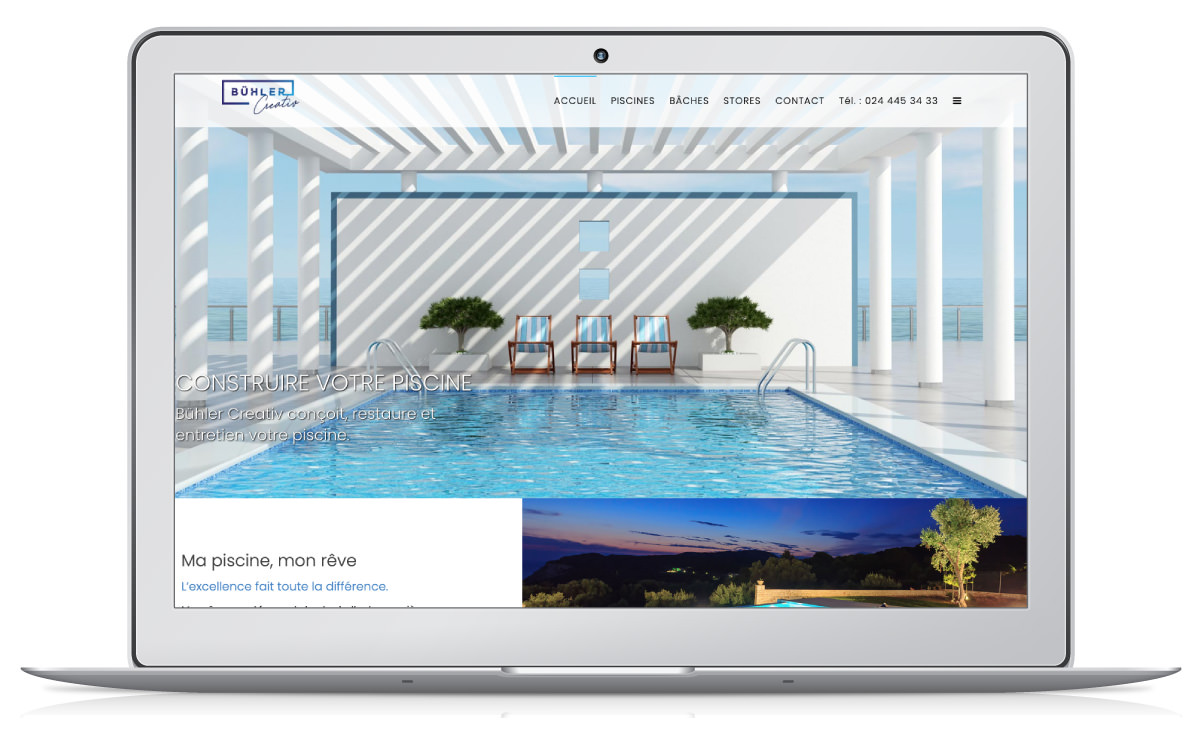 Réalisation du site et du logo de l'entreprise