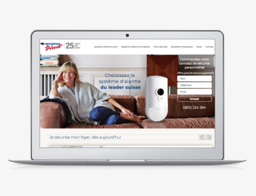 Site internet WordPress et marketing digital : Securitas Direct