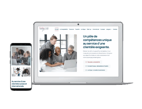 Création du site internet WordPress d&rsquo;une fiduciaire à Lausanne