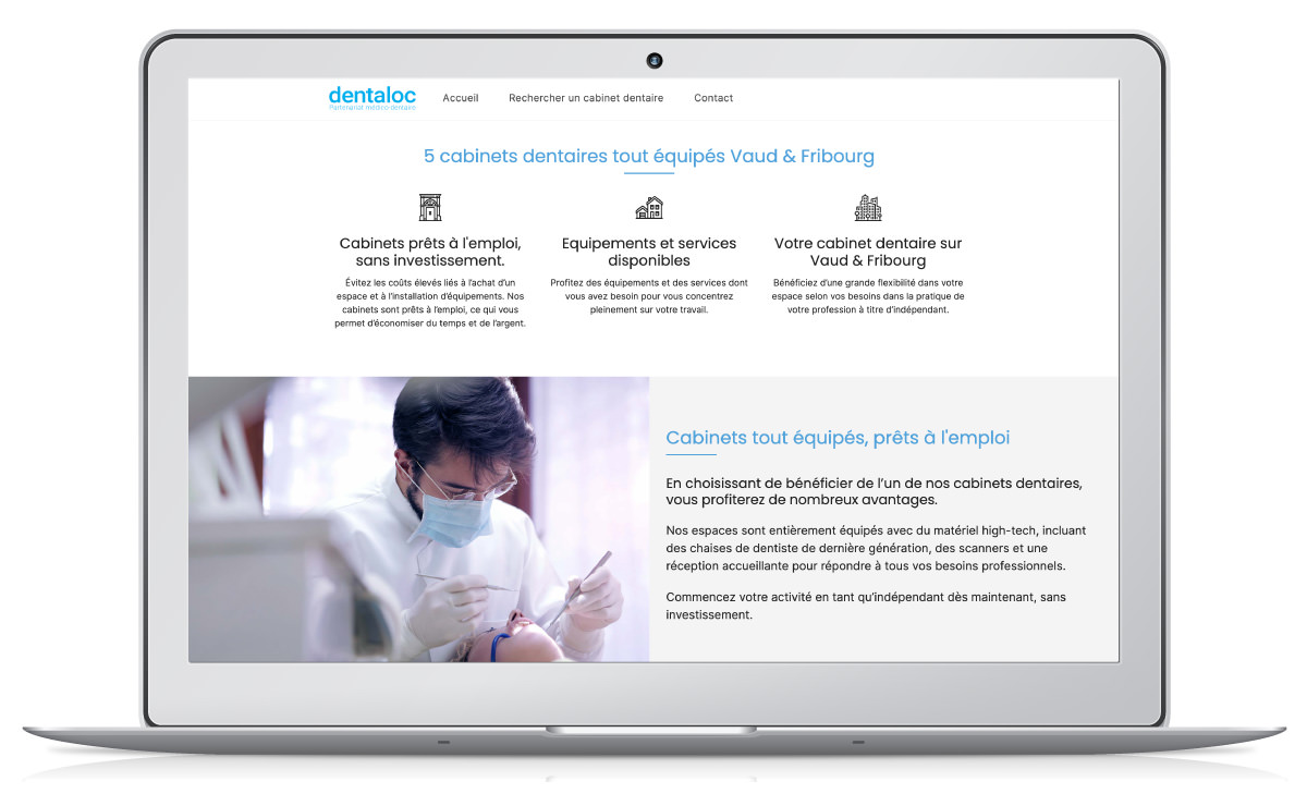 Création d'un site immobilier