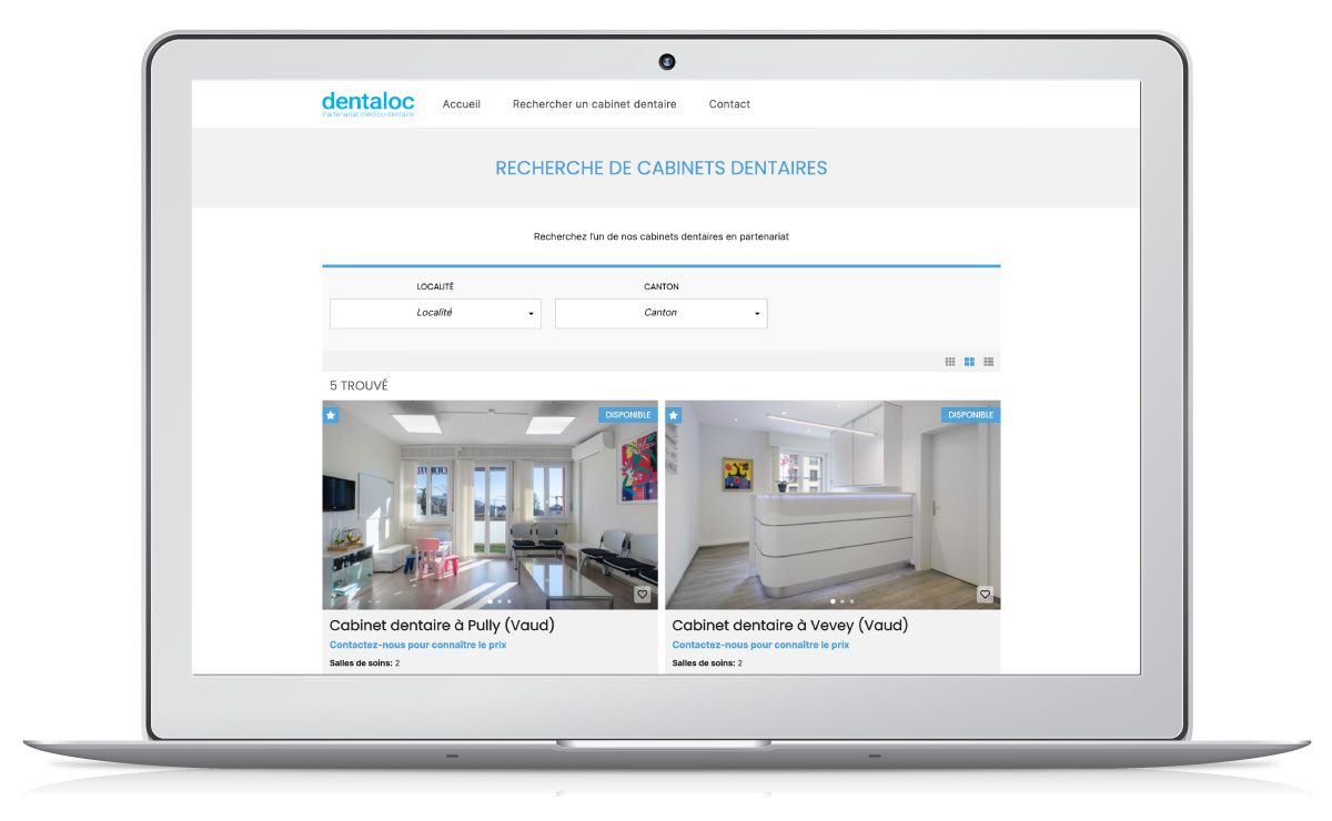 Création d'un site immobilier