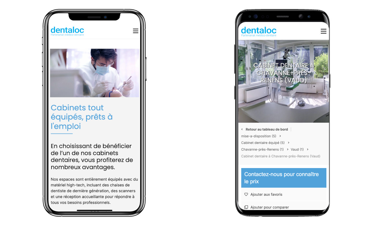 Création d'un site immobilier