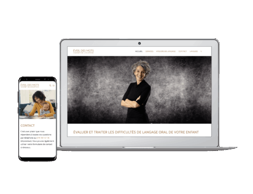 Création du site web d&rsquo;un cabinet de logopédie
