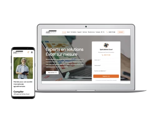 Création du nouveau website d&rsquo;Infogestion SA