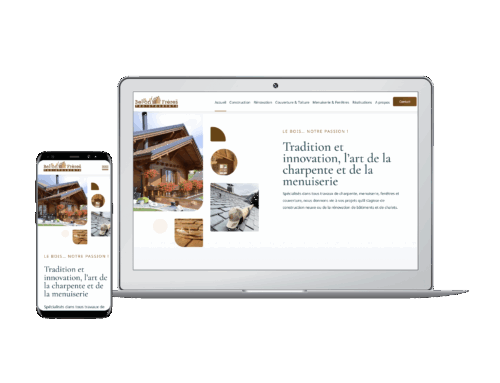 Création du website de la menuiserie Bellon Frères
