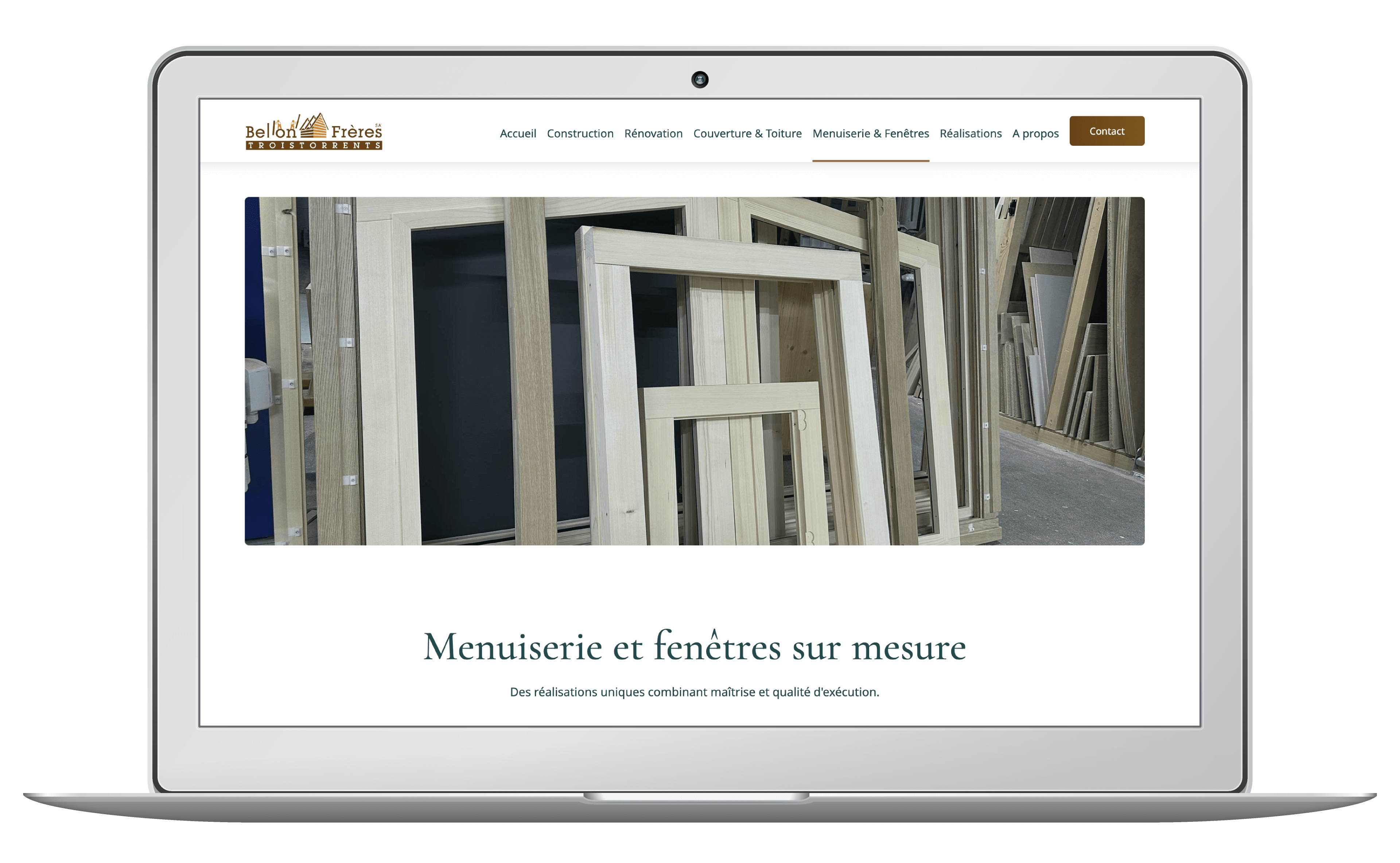 Website menuisier