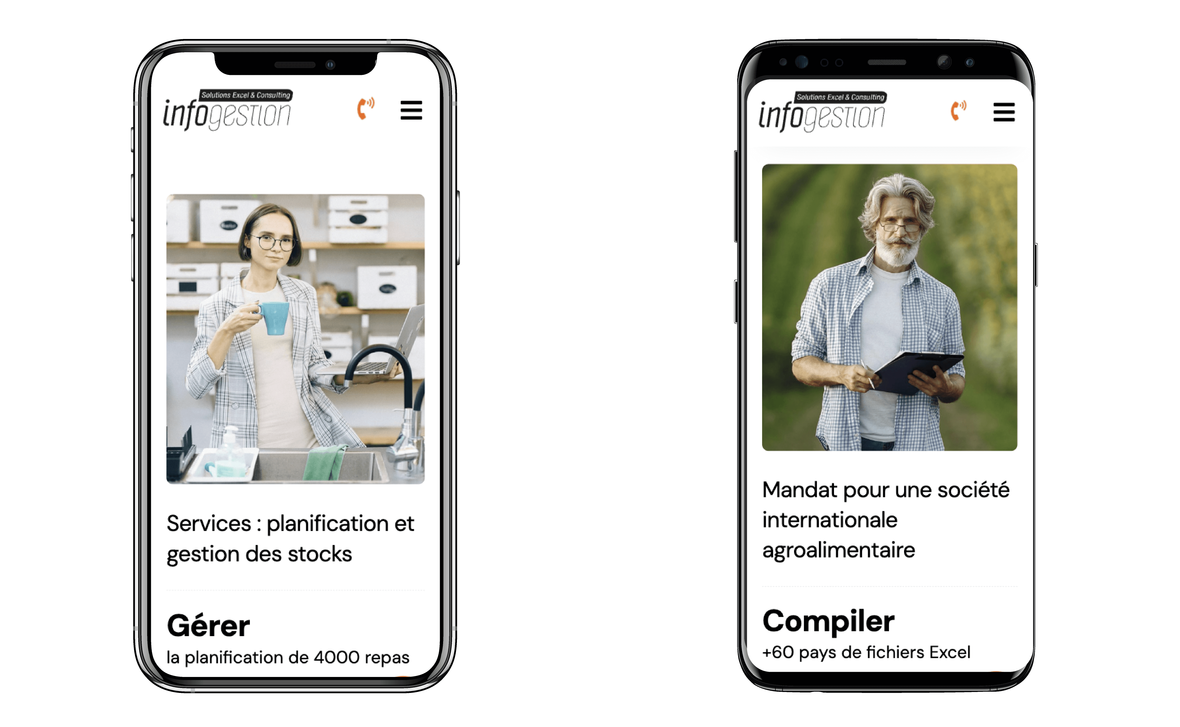 Création du website vitrine d'une entreprise de services renommée.