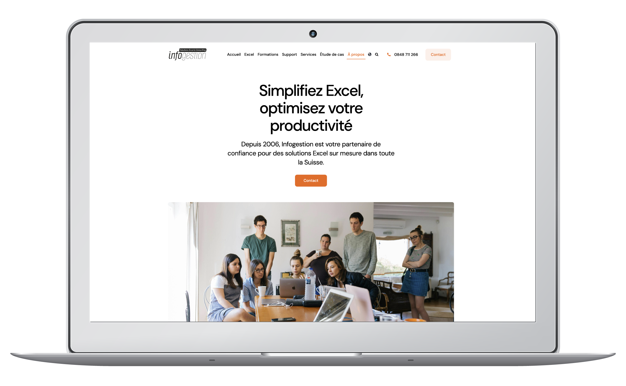 Développement WordPress pour une société de services