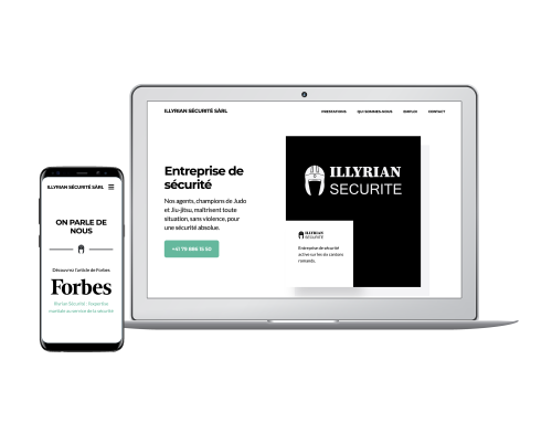 Création du site d&rsquo;une entreprise de sécurité