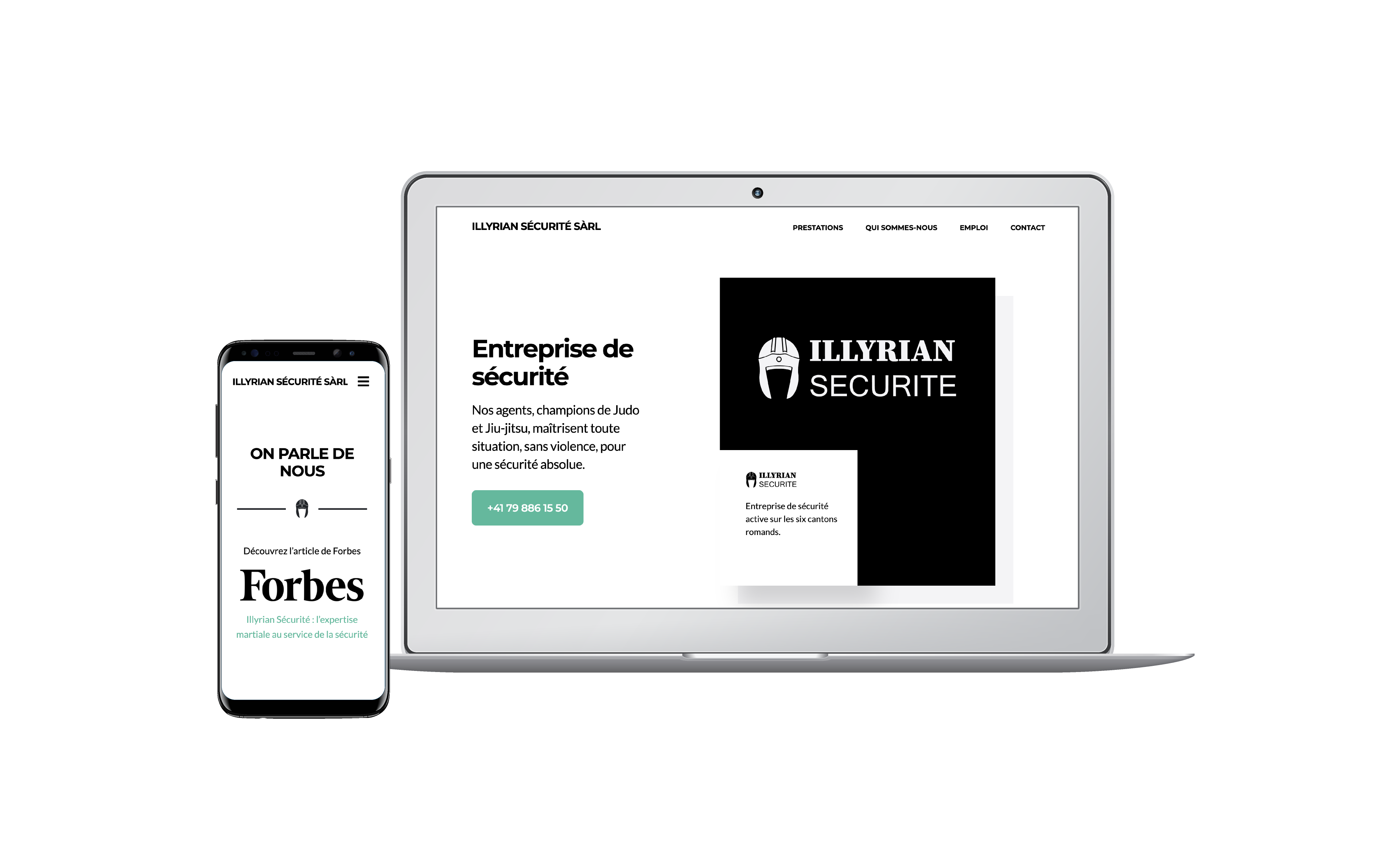 Création du site d'une entreprise de sécurité