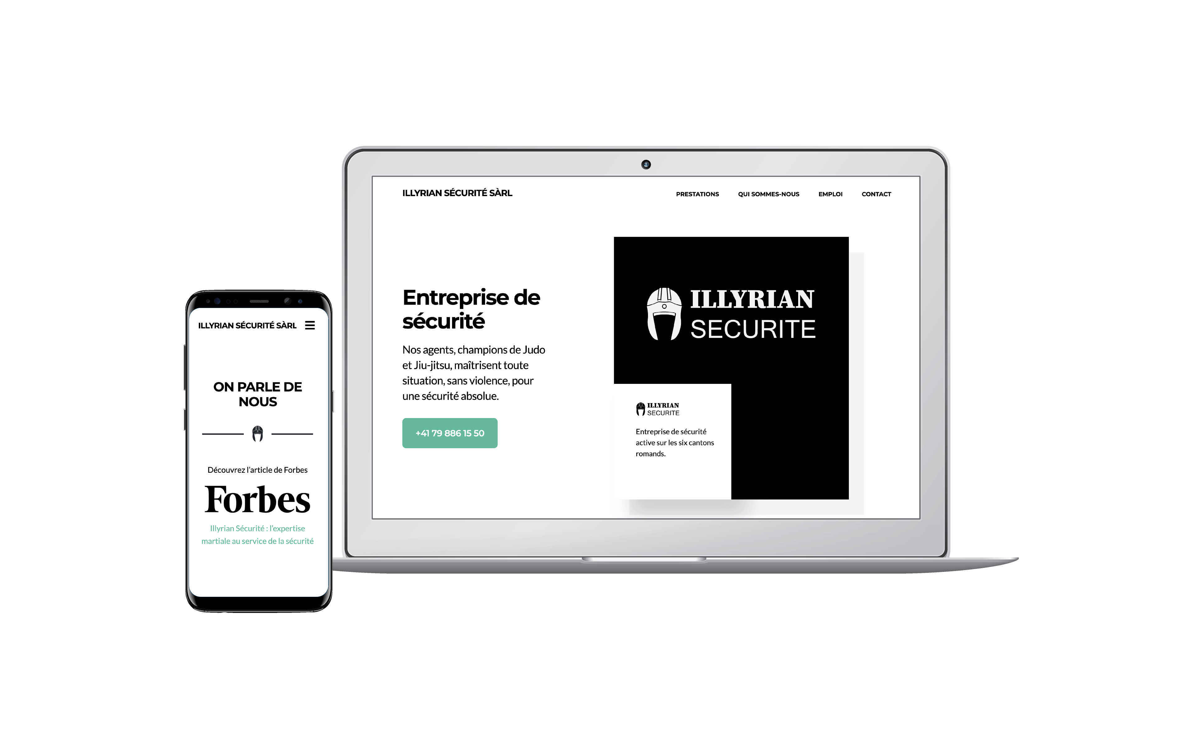 Création du site d'une entreprise de sécurité