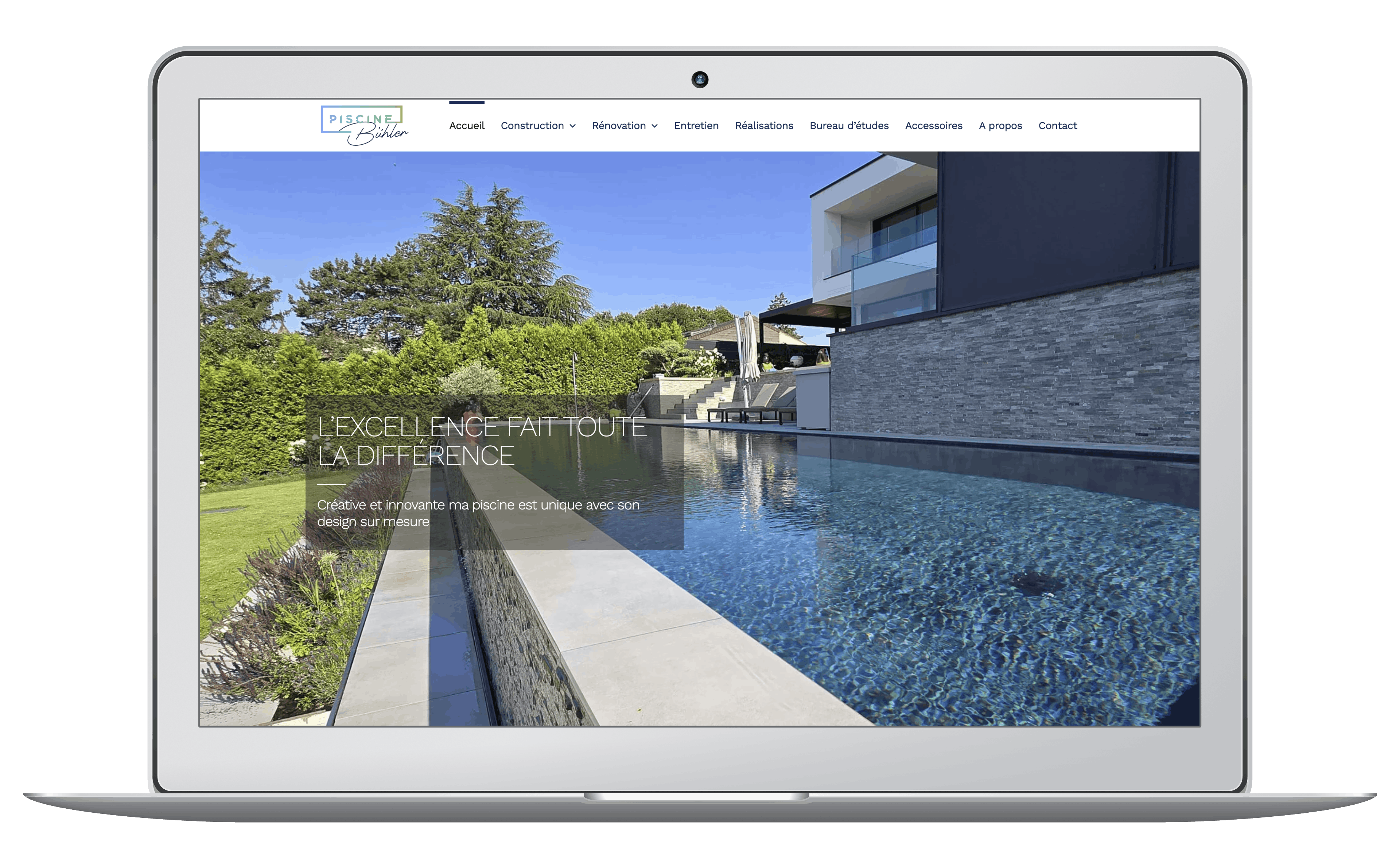 Image émotionnelle piscine luxe Vaud