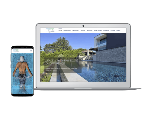 Création site internet haut de gamme : Bühler Piscine