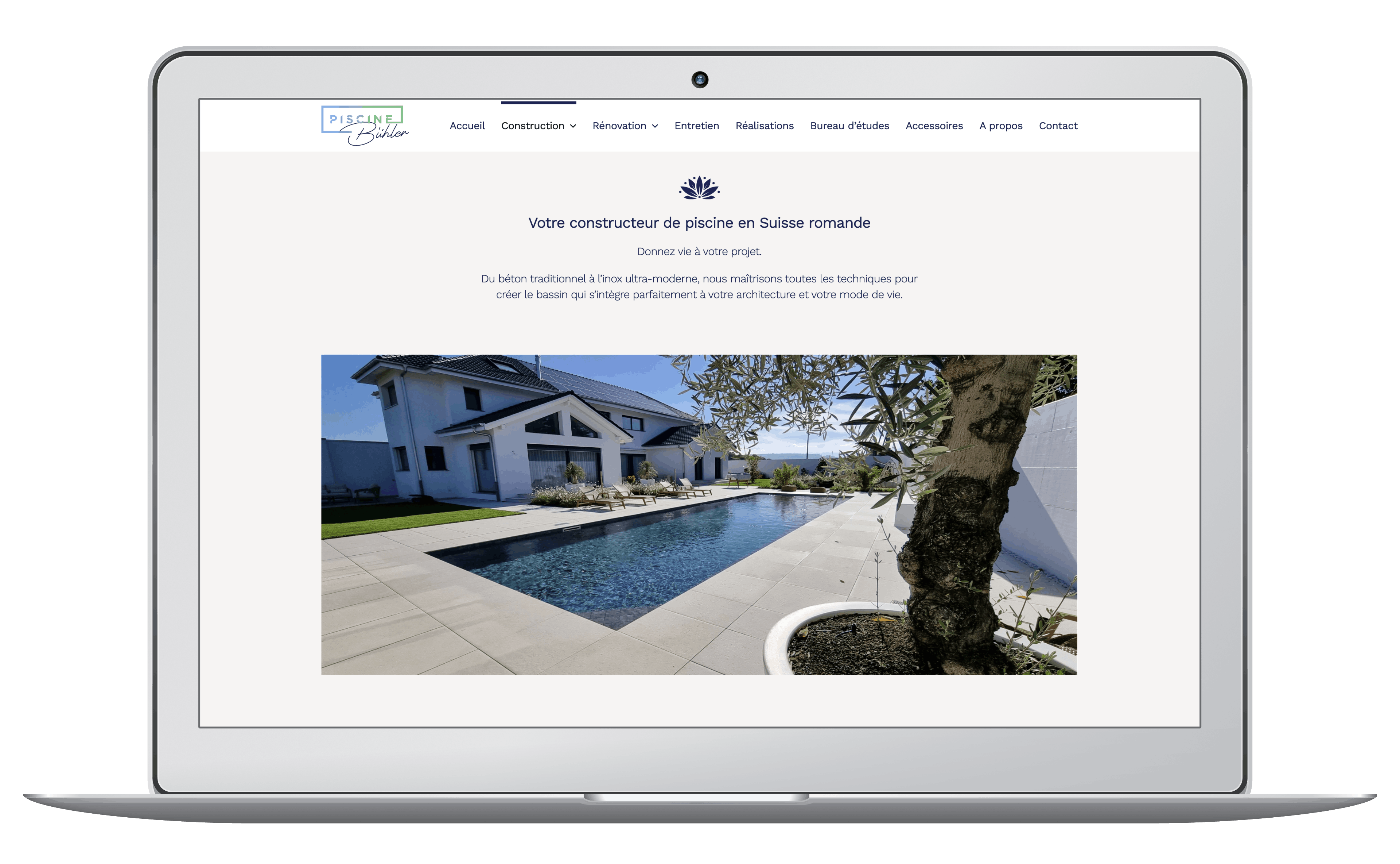 Construction piscine sur mesure Suisse