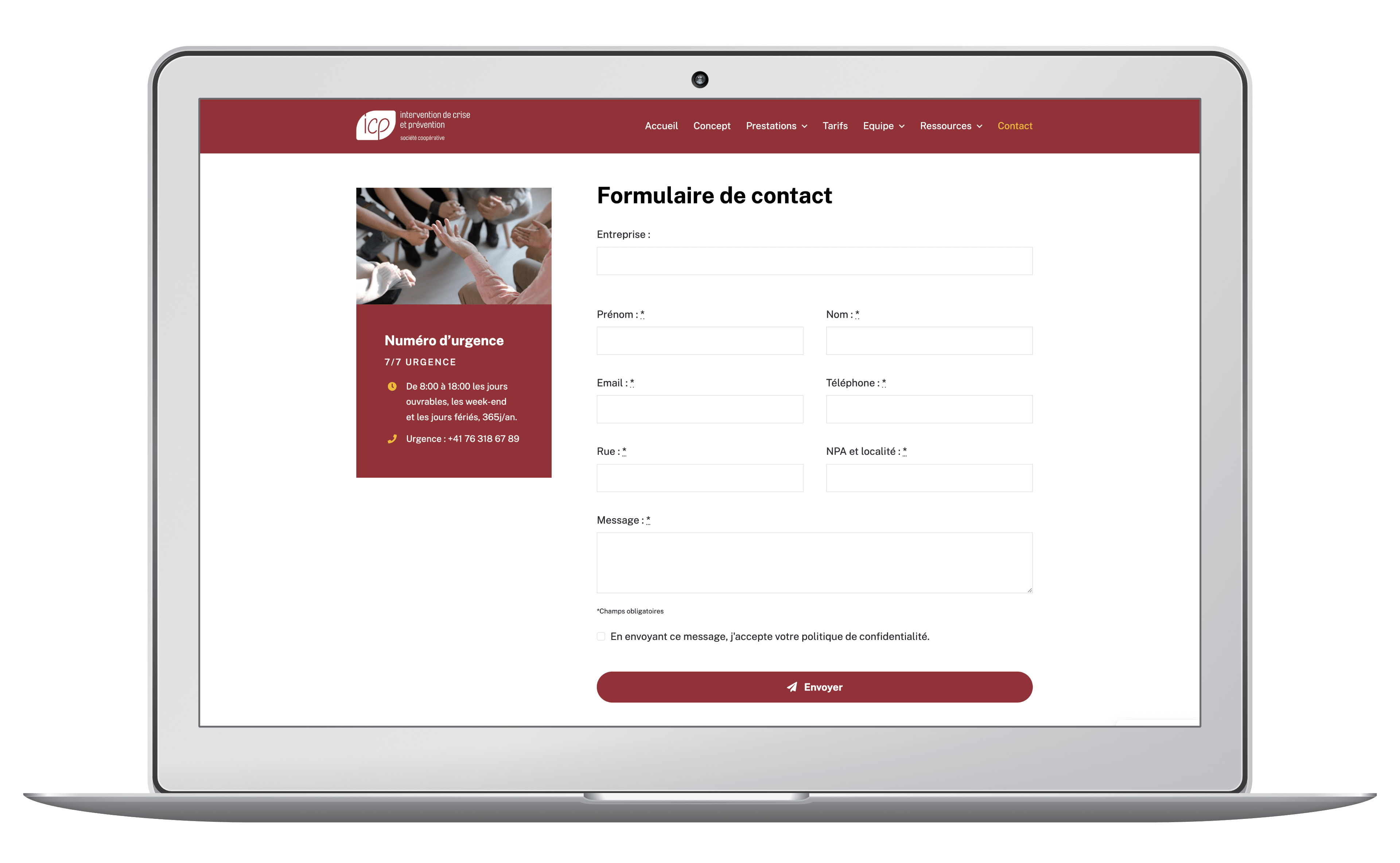 Contact psychologue d'urgence Lausanne