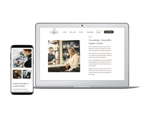 Site traiteur & billetterie Infomaniak